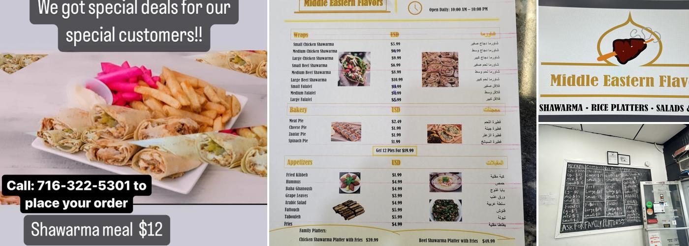 Middle Eastern Flavors Menu