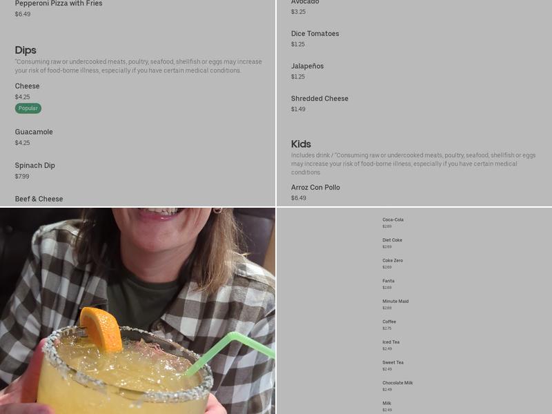 Valle Grill and Cantina Menu