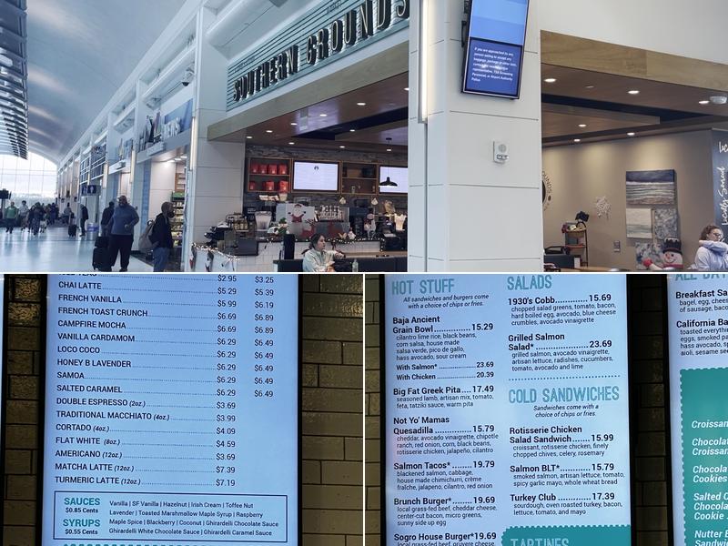 Southern Grounds Menu