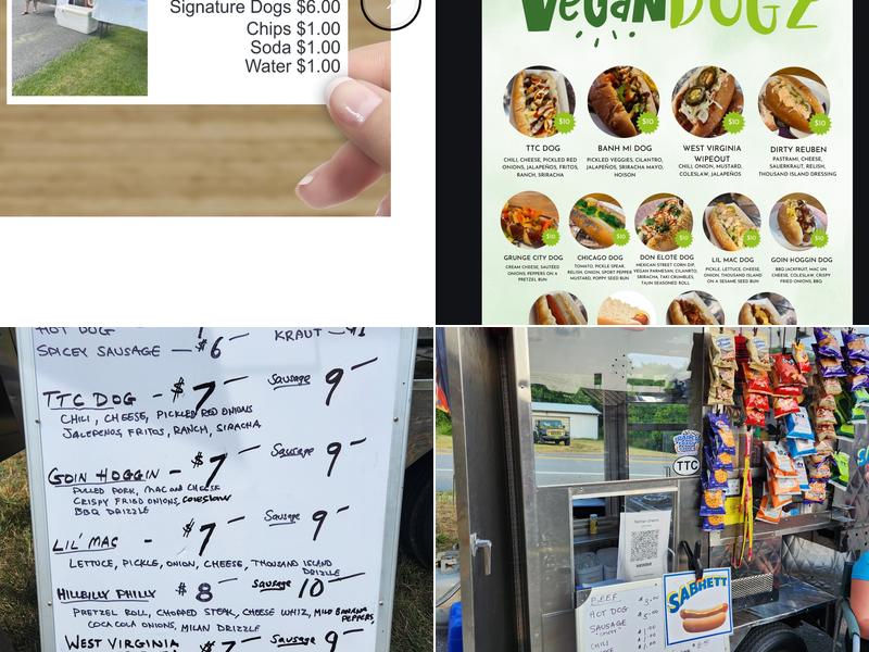 Trailer Trash Chili Dogz Menu