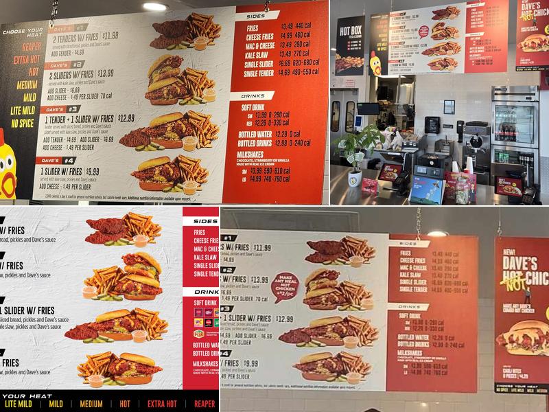 Dave's Hot Chicken Menu