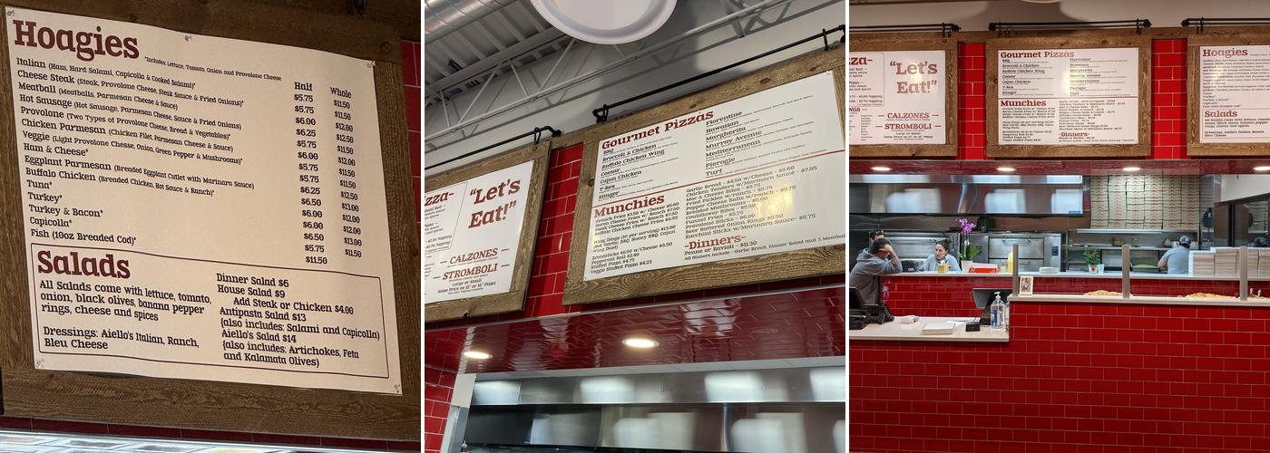 Aiello's Pizza North Menu