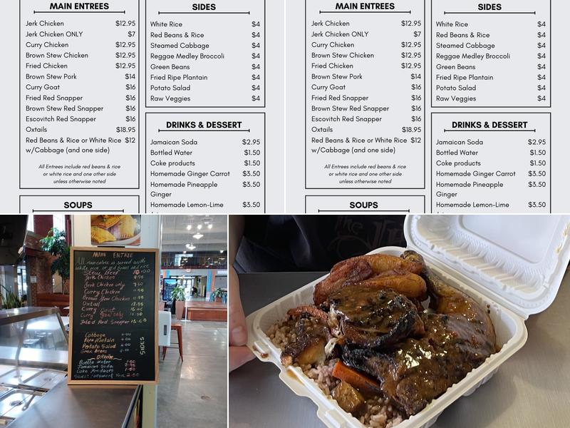 Reggae Grub Menu