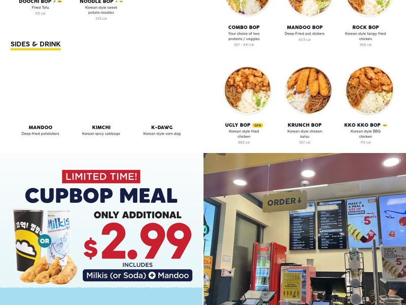 Cupbop - Korean BBQ Menu