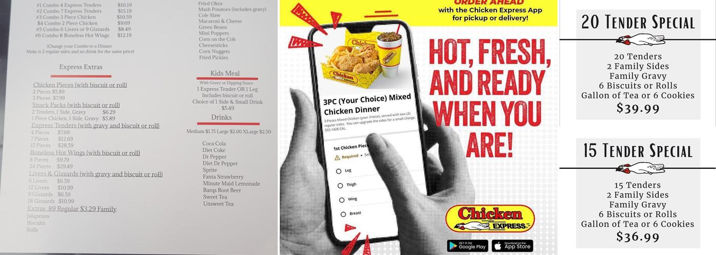 Chicken Express Menu