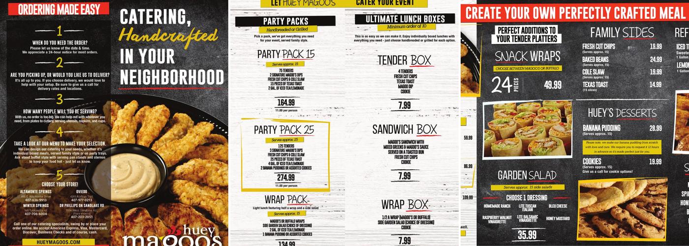 Huey Magoo's Chicken Tenders Menu