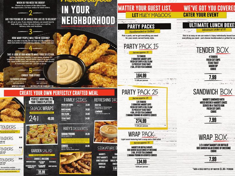 Huey Magoo's Chicken Tenders Menu