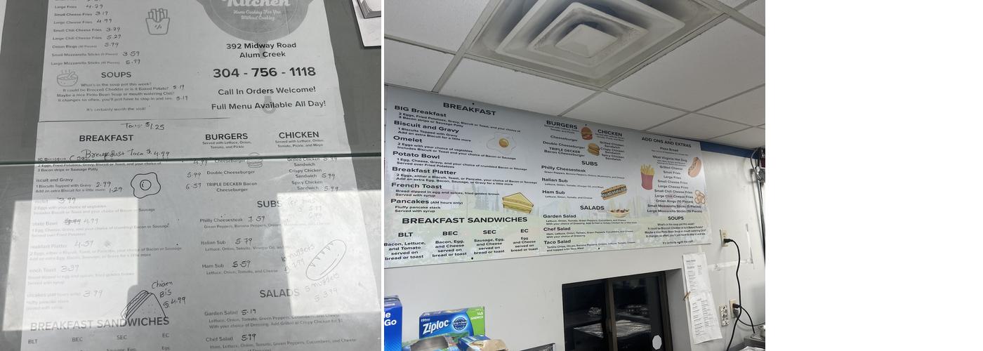 M&D KITCHEN Menu