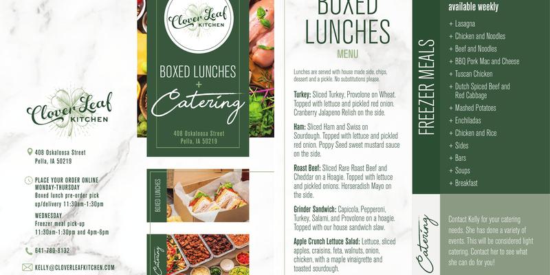 Clover Leaf Kitchen Menu