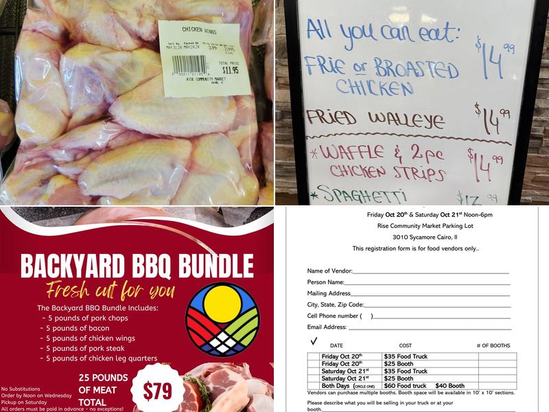 Rise & Shine Deli Cafe Menu