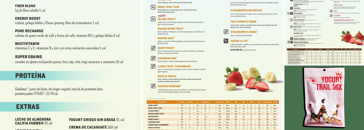 Smoothie King Menu