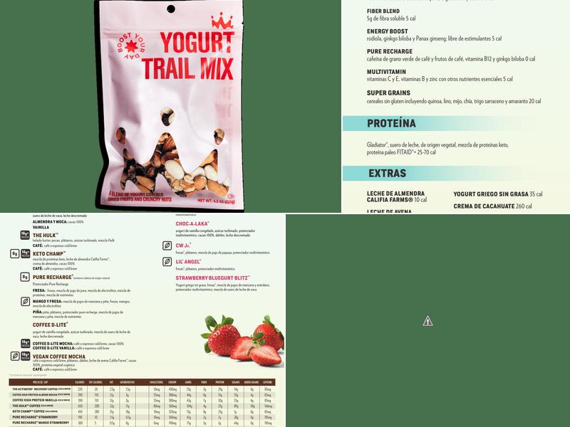 Smoothie King Menu