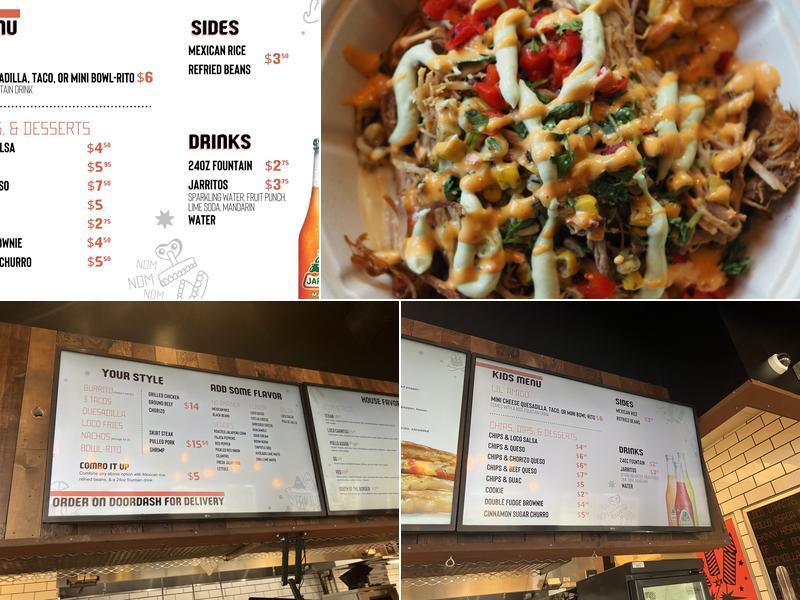 Dreloco Taco Menu