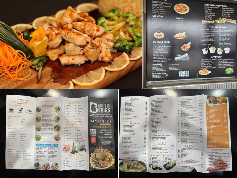 Arctic Bite Menu