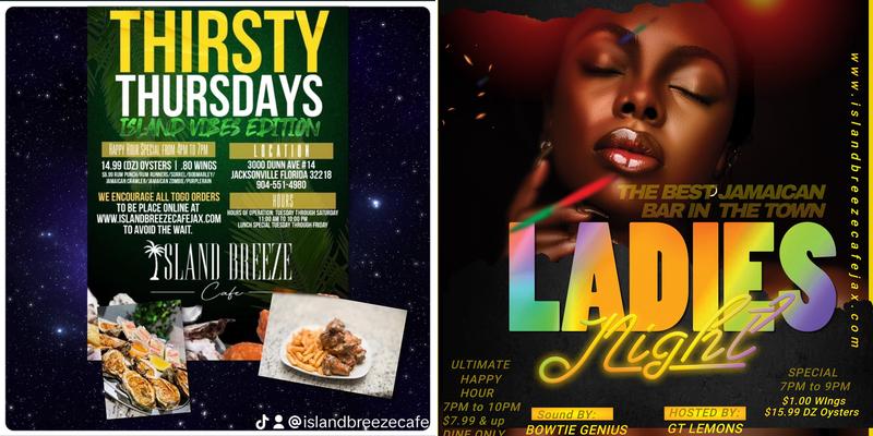 Island Breeze Cafe Menu