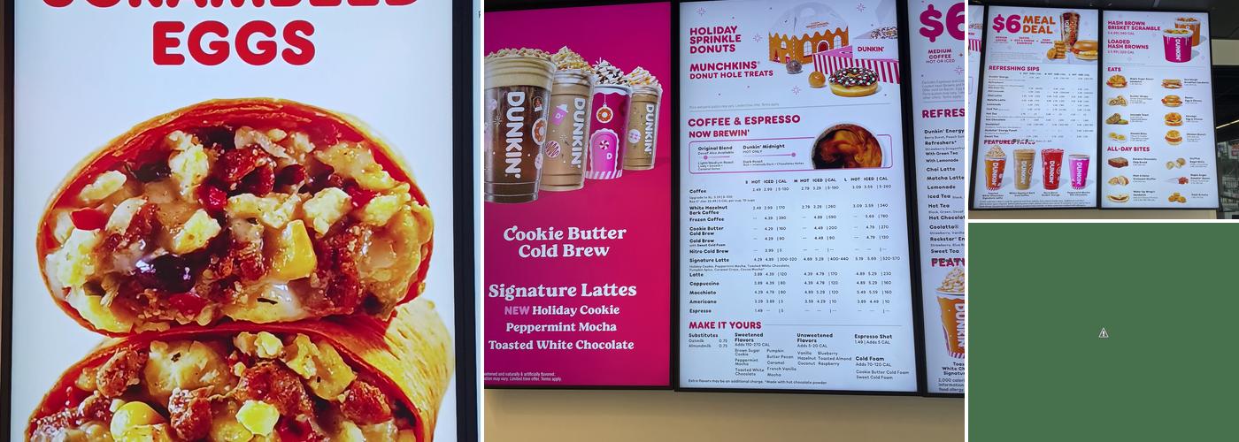 Dunkin' Menu