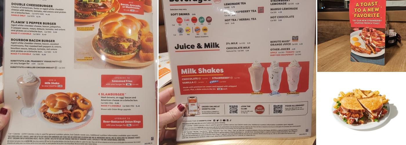 Denny's Menu