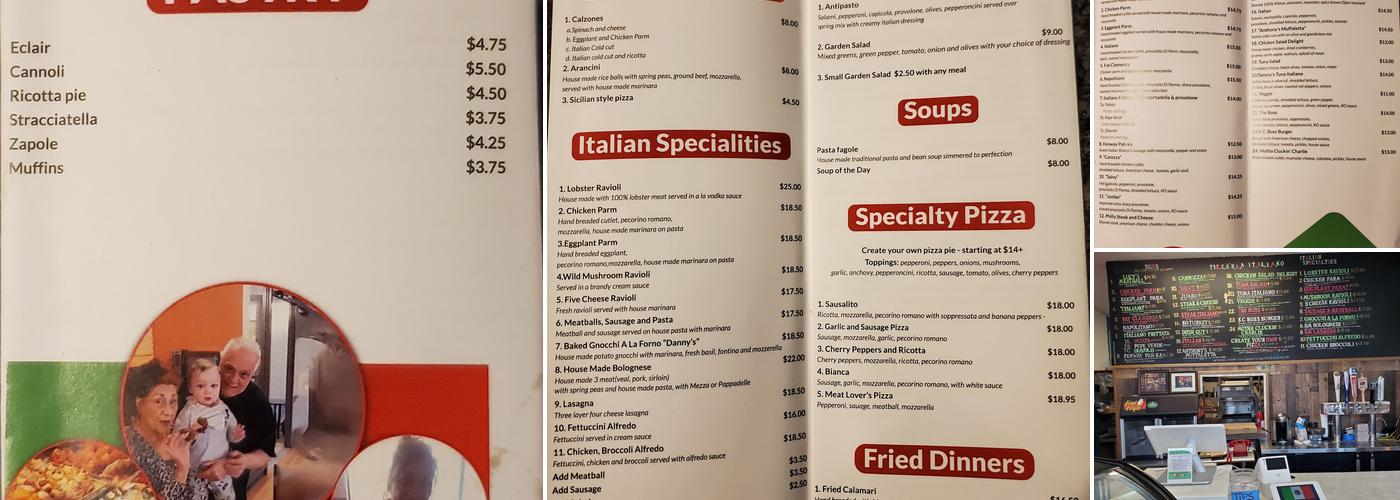 Pizzeria Italiano Menu