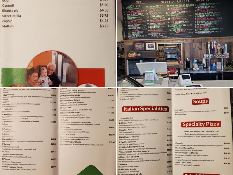 Pizzeria Italiano Menu
