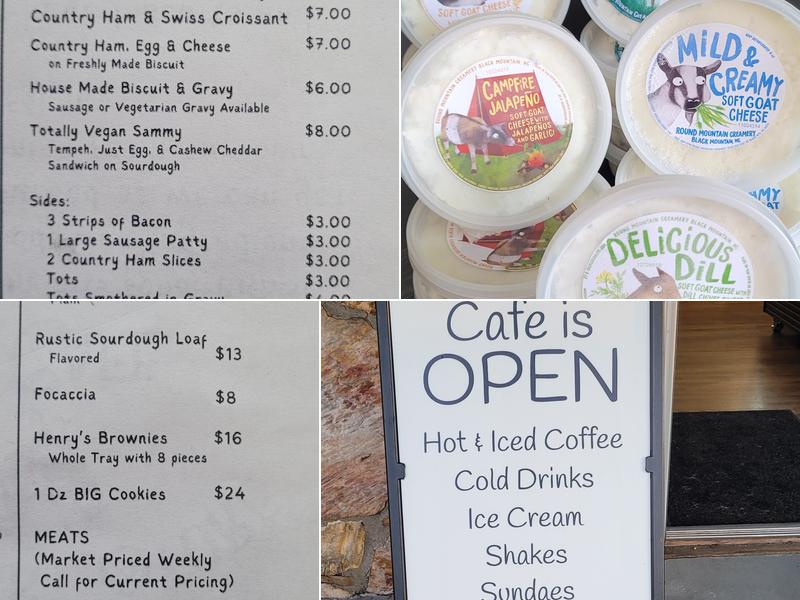 The Davis Country Store & Cafe Menu