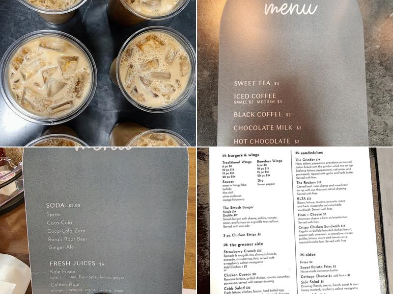Daybreak Bistro Menu