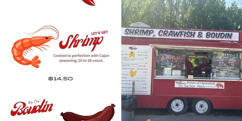 Cajun CRAWDAD’S inc Menu