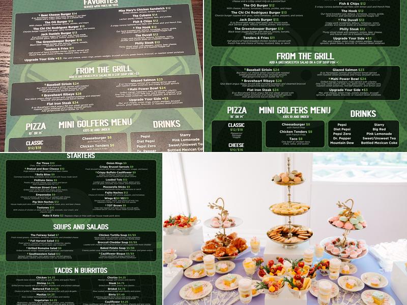 Mulligan's Glenmary Menu