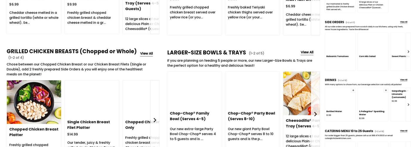 Chicken Kitchen Menu