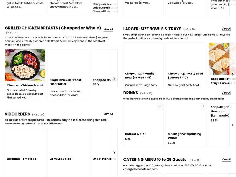Chicken Kitchen Menu