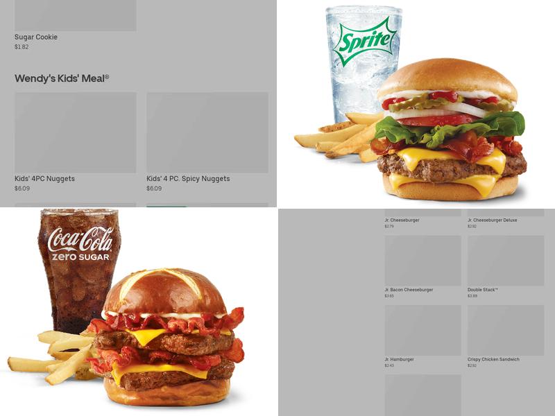 Wendy's Menu