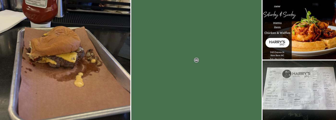 Harry’s bbq Menu