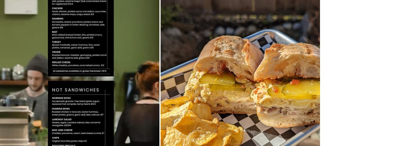 Laneway Coffee and Kitchen Menu