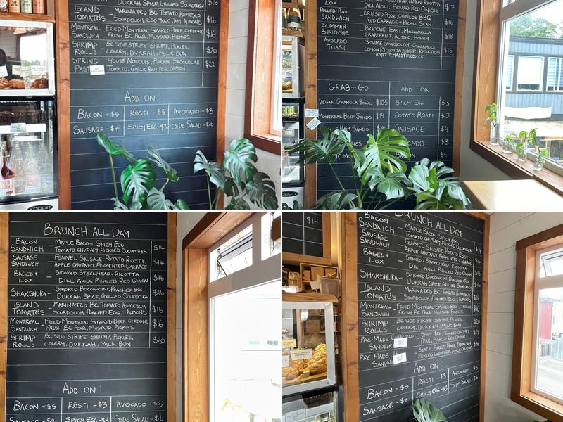 The Break Cafe & Bistro Menu