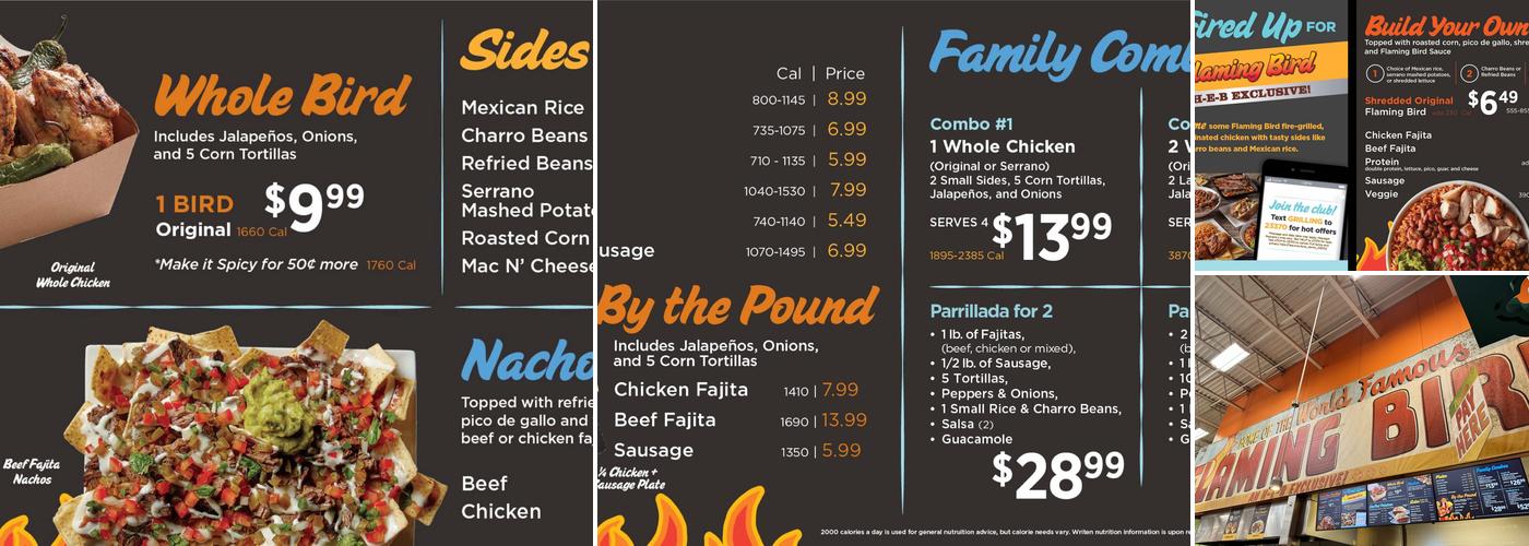 Flaming Bird By H-E-B Menu