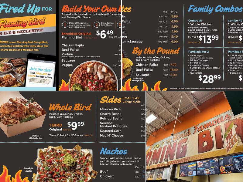 Flaming Bird By H-E-B Menu