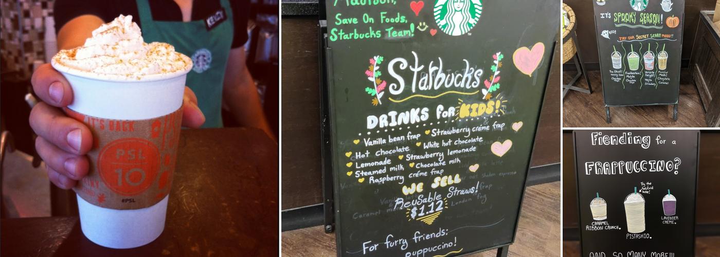 Starbucks Menu