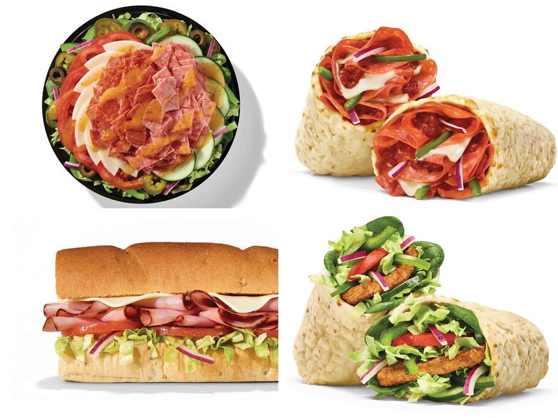 Subway Menu