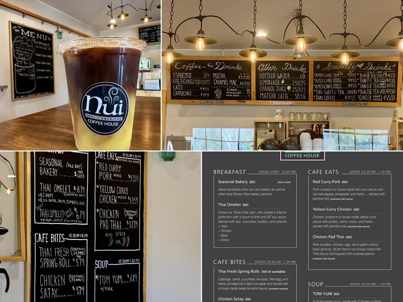 Nui Coffee House Menu