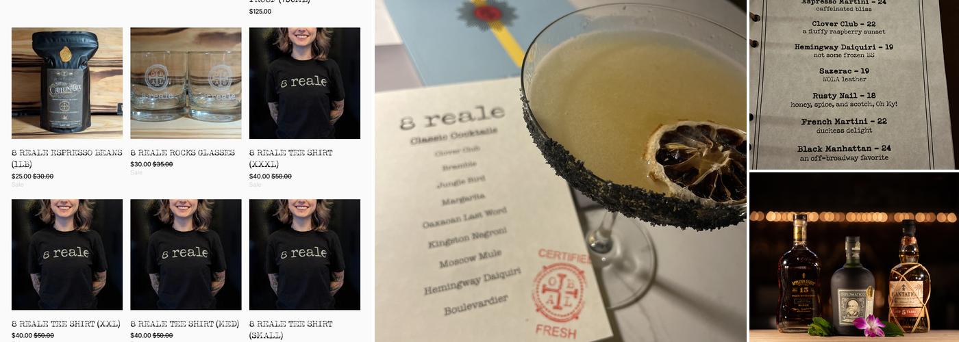 8 Reale OBAL Menu