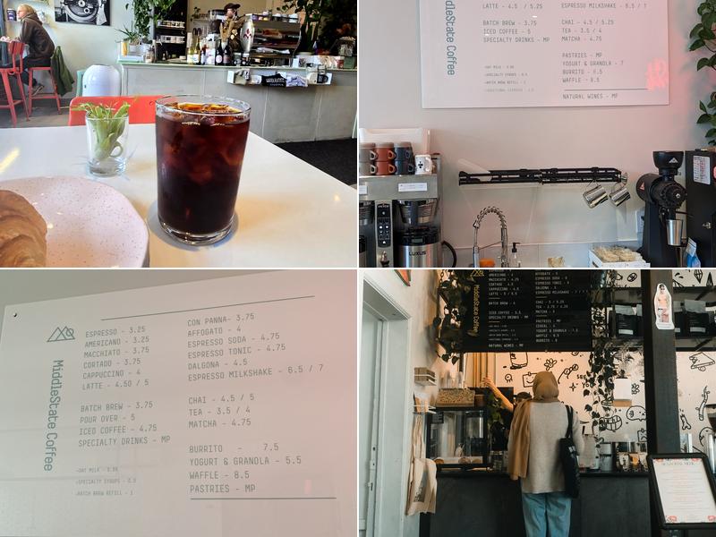 MiddleState Coffee Menu