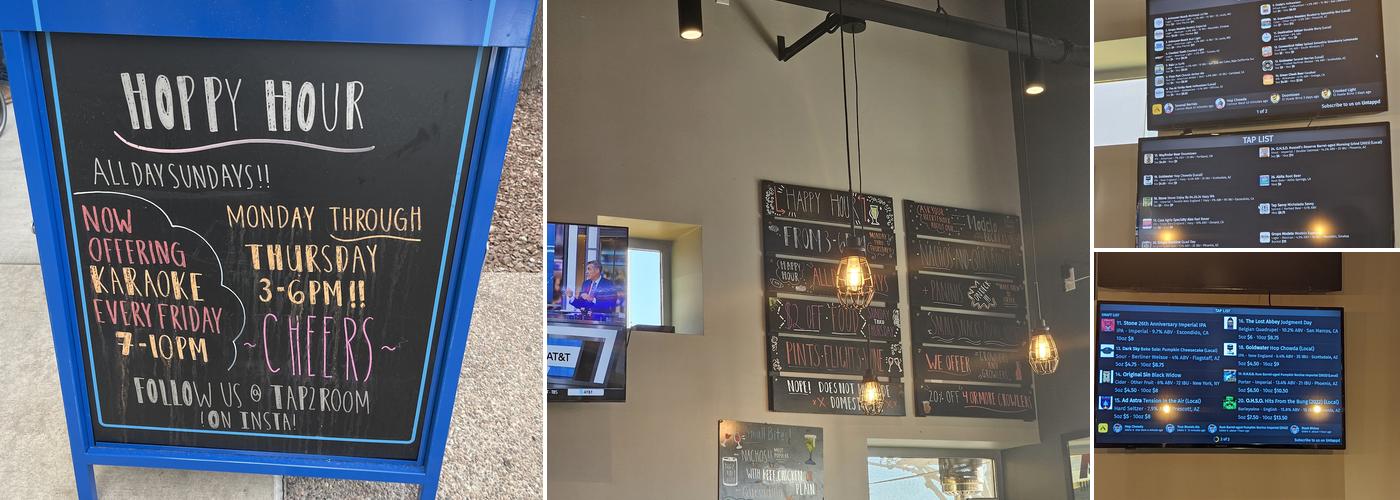 Tap2 Craft Beer & Wine Lounge Menu