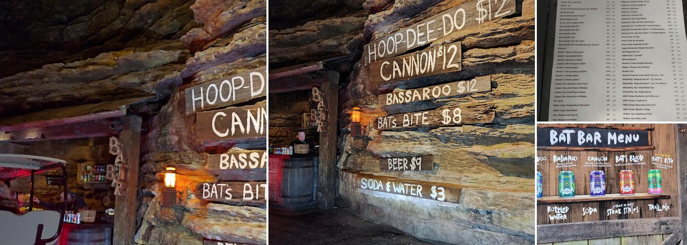 Bat Bar Menu