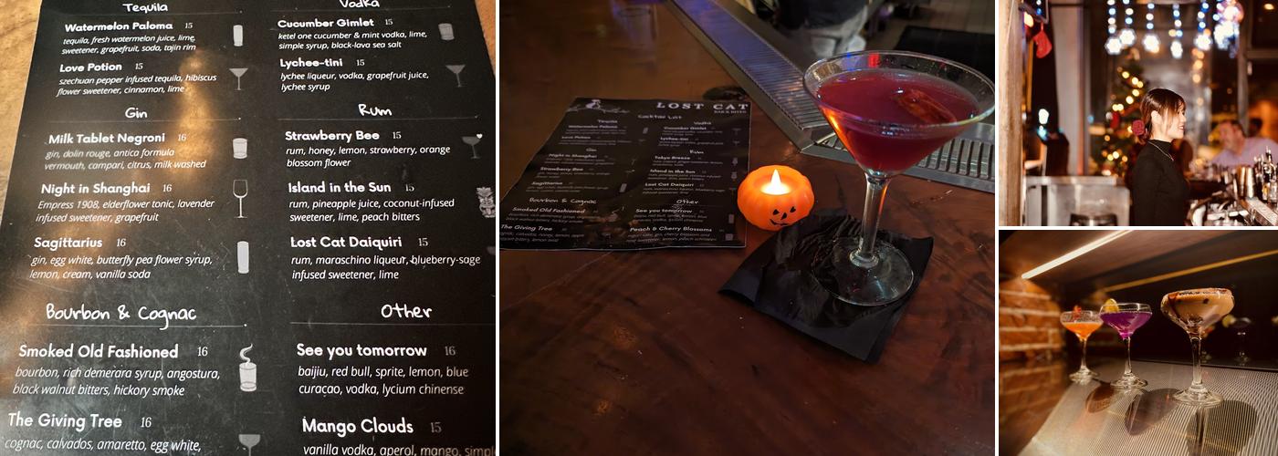 Lost Cat Bar & Bites Menu