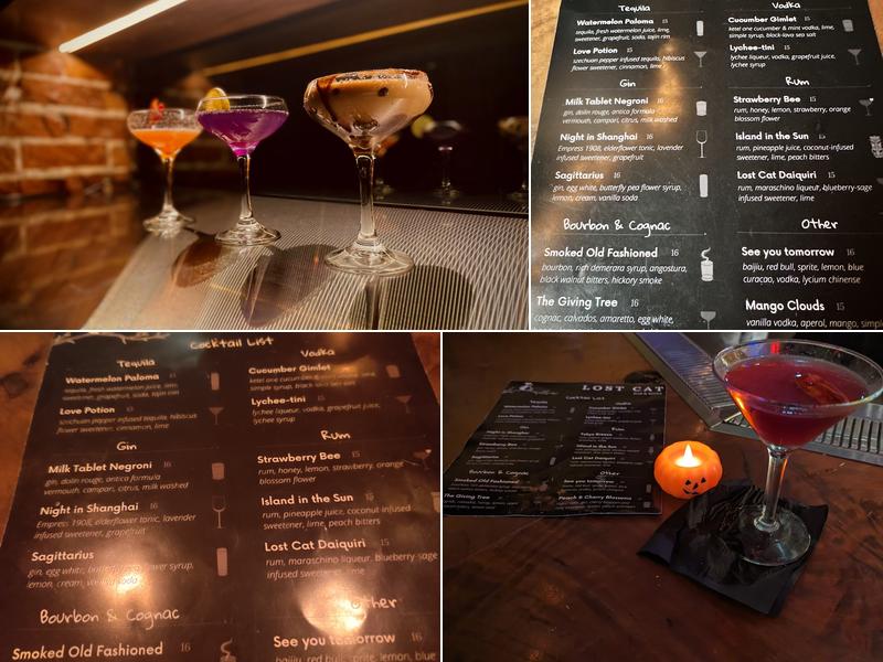 Lost Cat Bar & Bites Menu