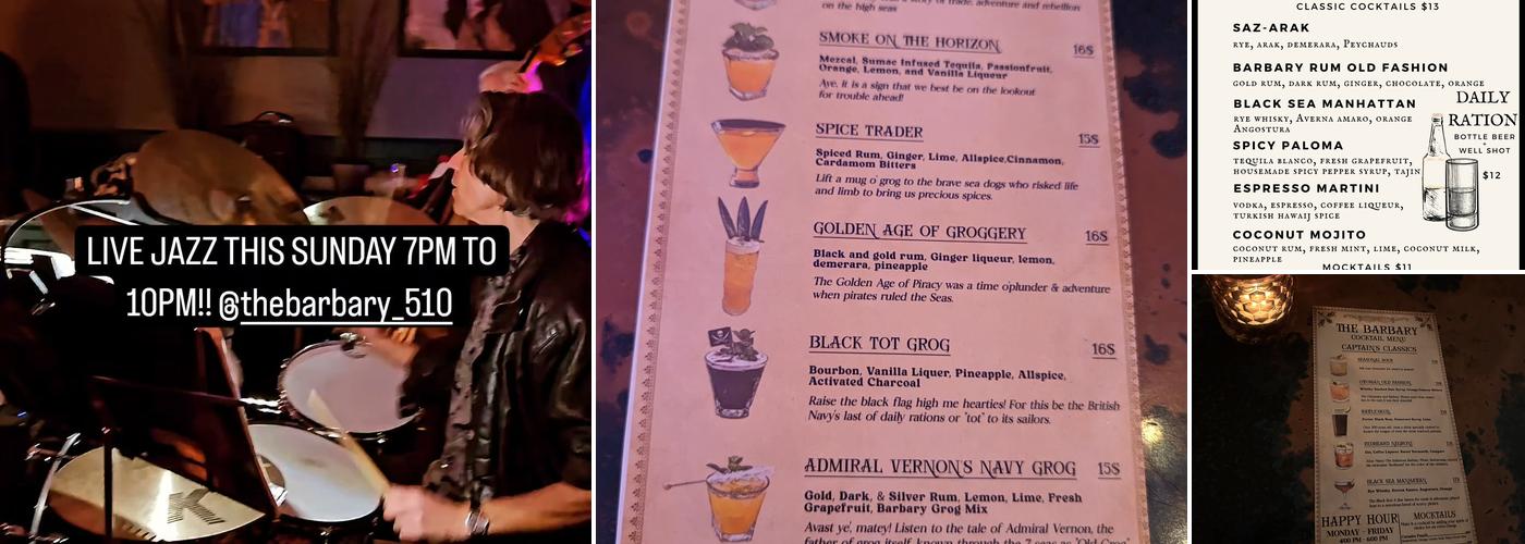 The Barbary Menu