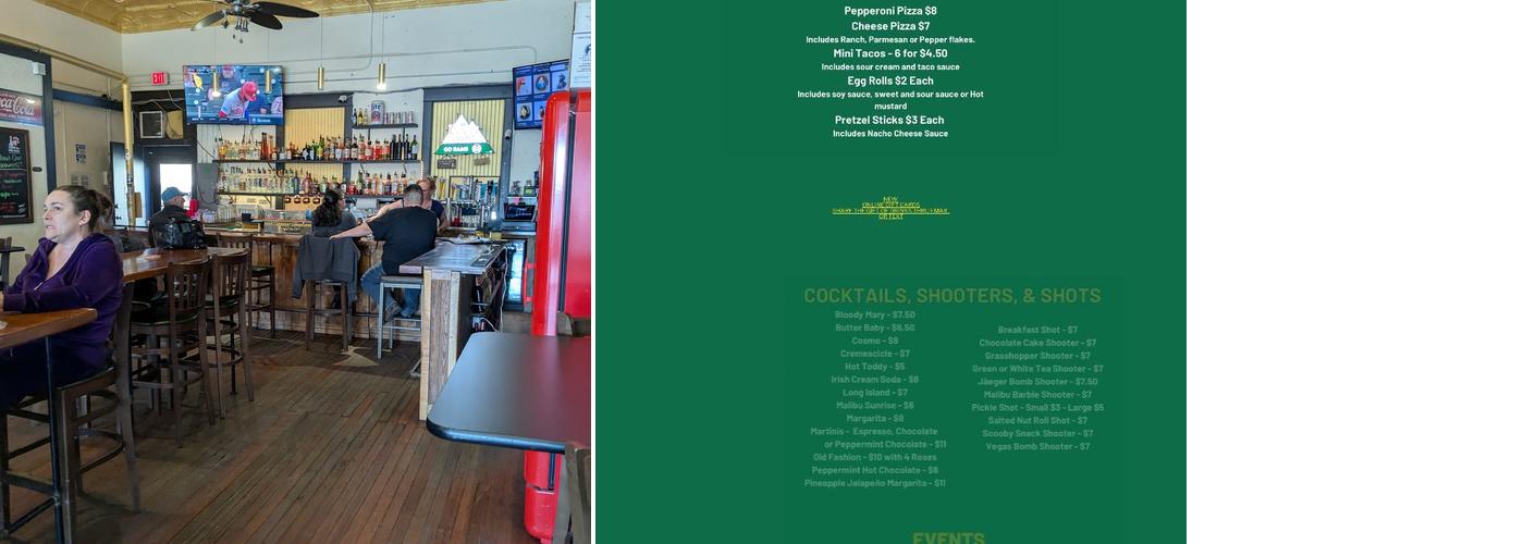 O’Hara’s Irish Pub Menu