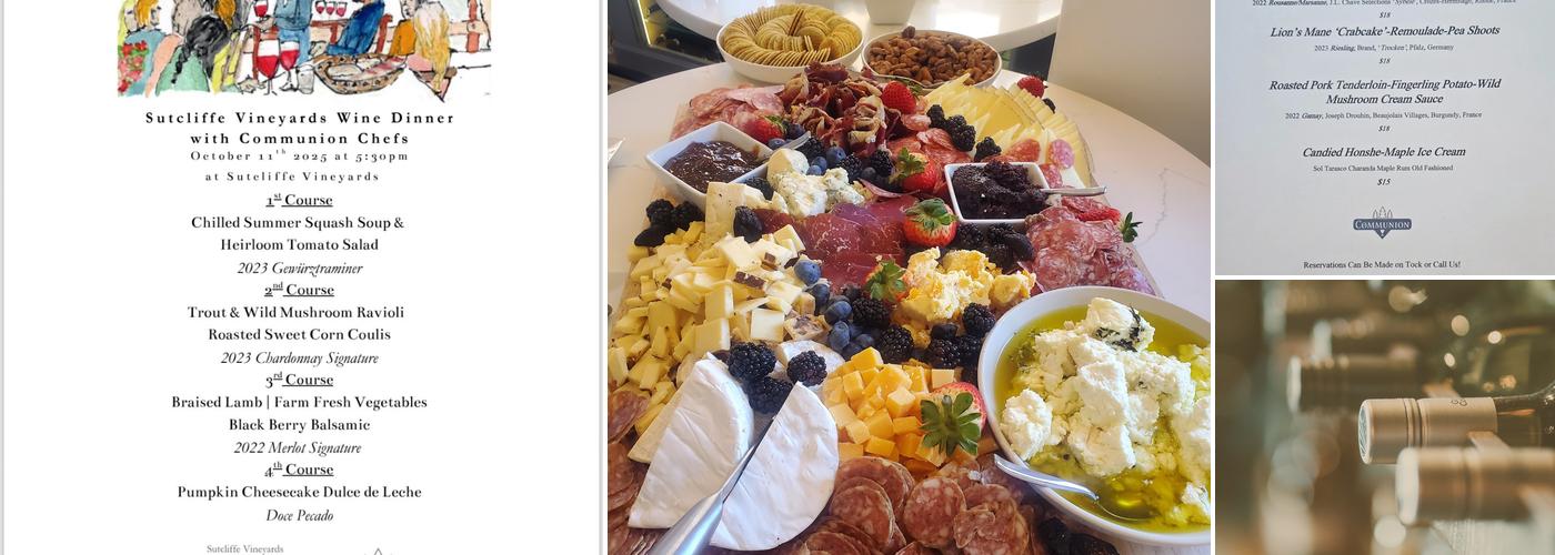 Communion Wine Bar Menu