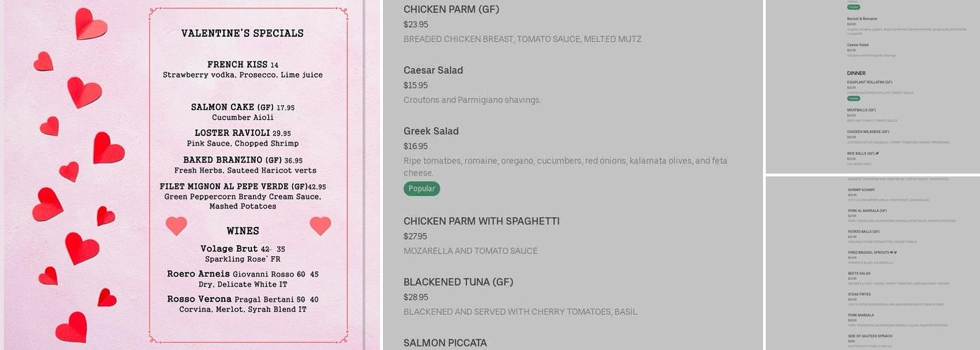 Gabagool Wine Bar Menu