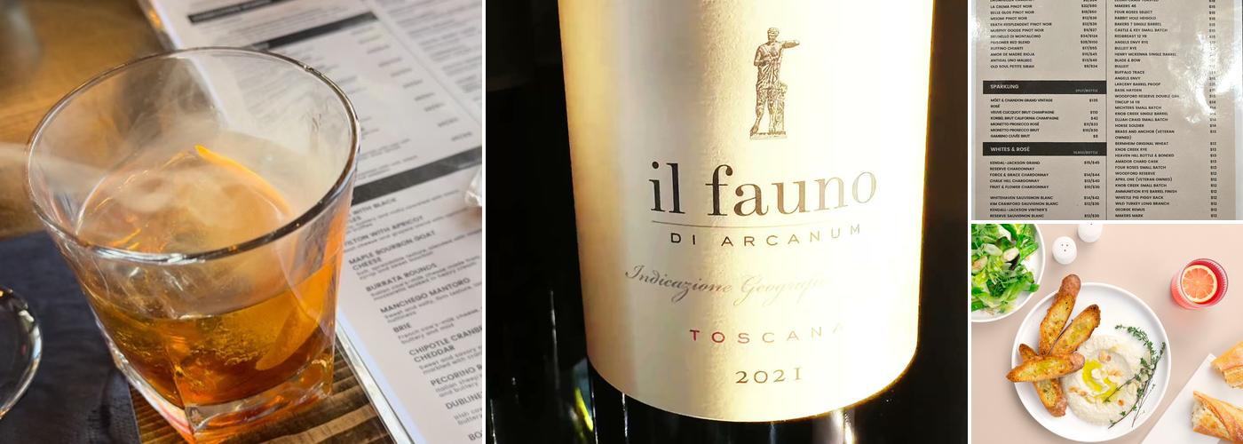 Corks & Barrels Menu