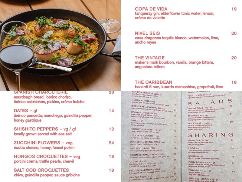Level 6 Rooftop Menu